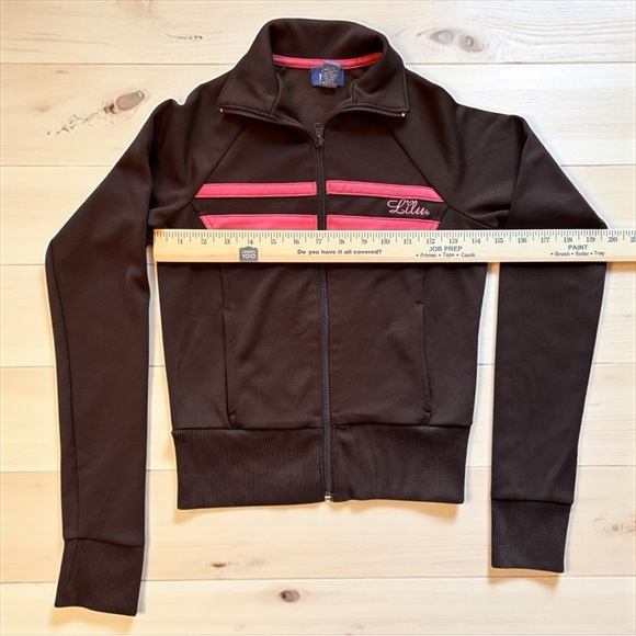 Vintage Y2K Lilu PacSun Brown & Pink Track Jacket – Juniors XS - Picture 5 of 9